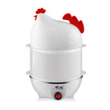 Mini Egg Steamer Multi-function Eggs Boiler Double Layer Stainless Steel Breakfast Maker Appliance Cooking Tools Kitchen ZD01