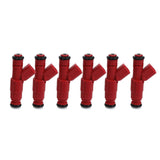Set of 6 Fuel Injectors Spare Parts M02161x4J Replace 82211170 Replacement 0280156161 Fits for RAM 2500 1500