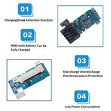 5Pcs M18 Battery PCB Board Charging Protection Circuit Board Replacement For Milwaukeee M18 18V Lithium Battery
