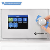 MOYEAH Portable S/T BiPAP Auto BPAP Machine For Sleep Apnea Anti Snoring Bi-level CPAP Ventilator OSA Therapy