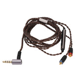 In-ear Monitor Earbuds Stereo HiFi Sound Detachable Cable Noise Isolation Wired Earphone with Microphone for Musicians Singers