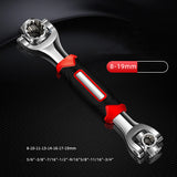 JR German multi-purpose wrench 52 in one multi-function socket wrench set 8 eight in one universal rotating multi-head wrench