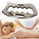 Gua Sha Tool Steel Manual Scraping Massager Physical Therapy Skin Care Tool for Myofascial Release Tissue Mobilization