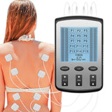 Portable Electrotherapy Machine Muscle Stimulator 15 Modes 4 Outputs 8 Pads Pain Relief Shoulder Pulse Impulse Mini Massager