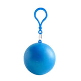 Convenient Portable Rain Ponchos Ball for Adults Disposable  Thick Emergency Waterproof Raincoat Colorful Poncho with Hook
