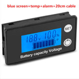 8-100V Auto Car Motorcycle Lead-acid Lithium Battery Capacity Voltage Tester Percentage Meter Car Battery Detector Tester