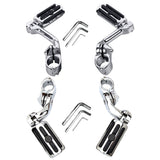 1-1/4" Foot Pegs Rests Pedals Motorcycle Replacement Engine Guard Mount Made of high reliable quality and durable material