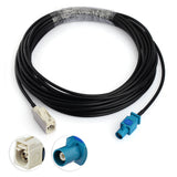 Superbat Car Multi-band Combined Antenna DAB+GPS+FM Radio Amplified Shark Fin Roof Mount Fakra 5M Cable for Alpine Ezi-DAB