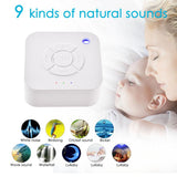 Sleep Sound Machine USB Rechargeable Timed Shutdown White Noise Machine For Sleeping Relaxation For Baby Adult Office Travel #R