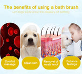 Pet Dog Shampoo Brush Multifunction clean massage brush  2.7oz/80ml For Dogs Cats Grooming Pet Cleaning Grooming Tool