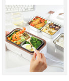 Electric lunch box Plugged Into Heat Preservation Cooking Hot Rice Pot Bento Portable rice cooker Home Car Truck Home Rice Box