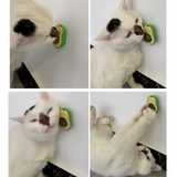 Avocado Catnip Wall Ball Cat Toys Teeth Cleaning Cat Supplies Catnip Mini Toys Licking Balls Snack Healthy Rotatable Treats