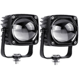 2" HD Glass Led Work Light 6000K White 3500K Amber Driving Fog Lights High / Low Beam Spotlight Car Off Road Motorcycle 12V 24V