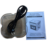 LCD display Ultrasonic Cleaner Bath 1.3L TUC-13 show  the precise time temperature power level by dhl