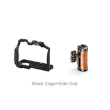 For Panasonic Lumix GH5 /GH5S Camera Cage with Cold Shoe Mount Side Grip Top Handle for Monitor Holder Flash Light DIY Options