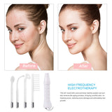 High Frequency Wand 4 In 1 Electrode Facial Machine Electrotherapy Glass Tube Beauty Apparatus Face Care Tools Face Massager
