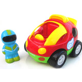 Funny Electronic Music Toy Radio Control Car Component MINI Cartoon RC Race Baby Car Radio Control Music Toy Gift For Children