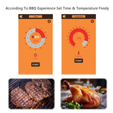 Meat Thermometer Wireless for Oven Grill BBQ Smoker Rotisserie Bluetooth Connect Digital Kitchen Tools Barbecue Accessories