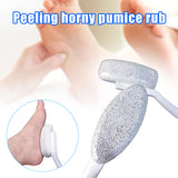 Nature Pumice Stone Brush for Feet Pedicure Tools Hard Skin Callus Remover for Feet and Hands Nature Foot File M2