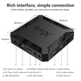 X96Q H313 4K 60 Fps TV BOX 2.4G WIFI HDMI-compatible Smart TV BOX Network Set Top Box Player Support Security Digital Card