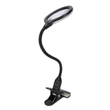 Magnifying Glass Light with Clip 3X 10X 2 Levels Brightness Foldable Lamp Tube 21 LEDs Magnifying Glass Lamp for Tattooing a