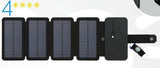 20W Folding Solar Panels Cells Charger Power Battery Sun USB Output Fast Charging Devices Portable for Smartphones