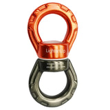 Climbing Swivel Aluminum Alloy Triangular Rotational Device Spinner 30KN 360 Degree Rope Swivel Connector for Hammock