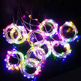 Rainbow 3Mx2/3M LED Fairy String Curtain Light Garland Wedding Christmas Holiday Decoration For Home Bedroom Window Kids Gift