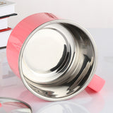 1.5L 220V Multifunction Electric Stainless Steel Hot Pot Mini Noodles Rice Cooker For Travel And Home Using EU/AU/UK/US Plug
