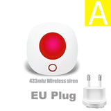 Wireless Siren 433MHz Indoor Strobe Siren Or Tuya Wifi Light Siren Alarm 100dB For Our Tuya Smart Home Wifi Gsm Alarm System
