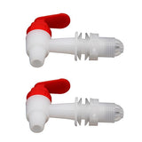 2pcs/lot 17mm Drink Dispenser Tap Beverage Beer Wine Barrel Faucet Spigot Water Plastic Coffee Juice Taps
