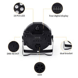 Wireless Remote Control LED dj light Led Flat Par 9x18W RGBWA UV 6IN1 DMX controlled Home Disco Lights