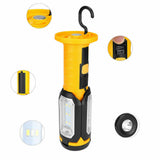 COB LED Work Lights USB Rechargeable Magnetic Outdoor Inspection Lamp Hand Torch Light for Camping Garage Workshop Hiking