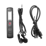 8G Voice Activated Mini Voice Recorder with Earphones and USB Cable WAV Recorder