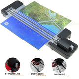 A4 Paper Cutter Paper Cutter Manual photo cutter Dotted Wavy Line Lace Cutting photo Film Photo Cutter Switchable Blade