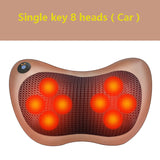 8/18 Heads Multifunctional Cervical Massage Pillow Smart Electric Neck Shoulder Body Massager Hot Compress Car Home Neck Massage