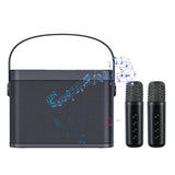Home Mini Karaoke Speaker Kit Wireless Bluetooth-compatible Dual Microphone Speaker Small Audio Ktv Set