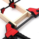 DURATEC 4pcs F Clamps Bar Clamps, Heavy Duty Quick Slide Wood Clamp Smooth Quick Slide Carpentry Bar Clips