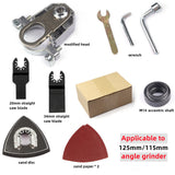 M10 M14 Angle Grinder Conversion To Electric Oscillating Multi-Tool and Electric Shovel Head Adapter for 100-125mm Angle Grinder