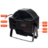 LED UV Black Par Lights DJ Disco Stage Lights with Sound Activated Remote and DMX Control for Birthday Party Wedding Dance Neon