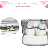 Diaper Bag Mommy Bag Multi-functional USB Backpack Portable Baby Seat Fold Diaper Changing Pad Stroller Bag Baby Activity Gear