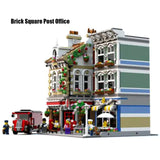 MOC 2734pcs City Streetview series The brickstive Modern Library Model Building Blocks Bricks Kids Toys Gifts Christmas gifts
