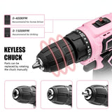12V Brushless Electric Drill 32NM Cordless Driller Driver Screwdriver Rechargeable Electric Screw gun Power Drill Tools DIY