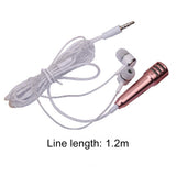 TPE Portable Mini Handheld Microphone Speaker Mic Player with 3.5mm Interface for Smartphone Laptop PC