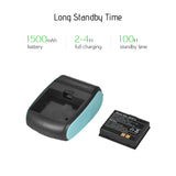 PT-210 Portable Thermal Printer Handheld 58mm Receipt Printer for Retail Stores Restaurants Factories Logistics, 10 Paper Rolls
