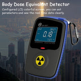 XH-901 Body Nuclear Radiation Detector Dose Equivalent X γ β Rays Detector LCD Color Display Electromagnetic Radiation Detector