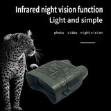 4K Outdoor Night-Vision Infrared Optical Binocular Night-Vision 5X Digital Zoom Photo Video 150-200M Full Dark Viewing Distance