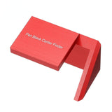 Aluminum Alloy Center Finder 45/90 Degree Right Angle Line Marker Carpenter Ruler Center Scribe Gauge Woodworking Measuring Tool