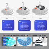 300W Rechargeable LED Bulb Lamp Remote Control Solar Charge Lantern Portable Emergency Night Market Light Outdoor Camping Home