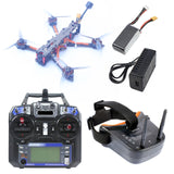 DIY F4-V2 4inch 4-axle 178MM Frame FPV Quadcopter F411 Flight Control 2900KV Motor with FLYSKY /T-pro Remote Control RC Drone